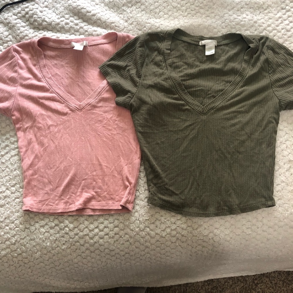 Cropped tee set